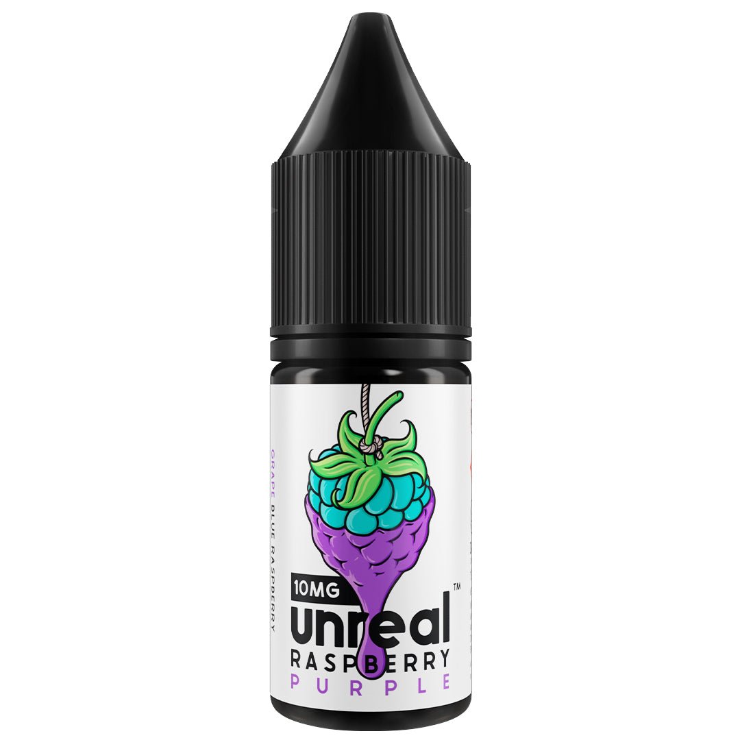 Purple 10ml Nic Salt E-liquid By Unreal Raspberry - Prime Vapes UK