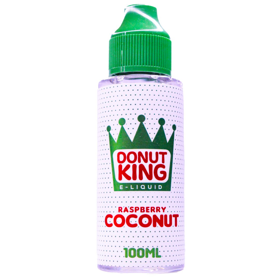 Raspberry Coconut Donut 100ml Shortfill E-liquid By Donut King - Prime Vapes UK