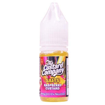 Raspberry Custard 10ml Nic Salt By The Custard Company - Prime Vapes UK