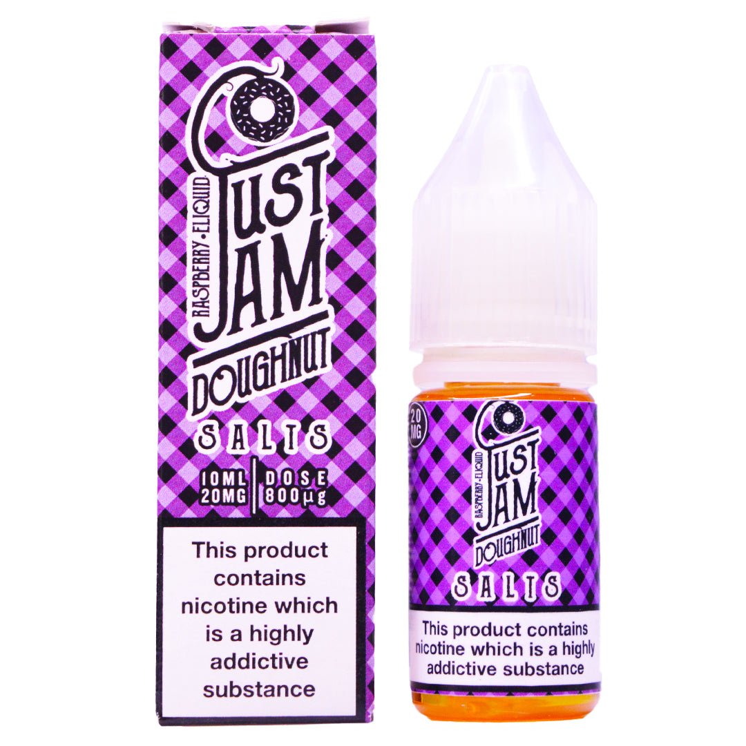 Raspberry Doughnut 10ml Nic Salt By Just Jam - Prime Vapes UK