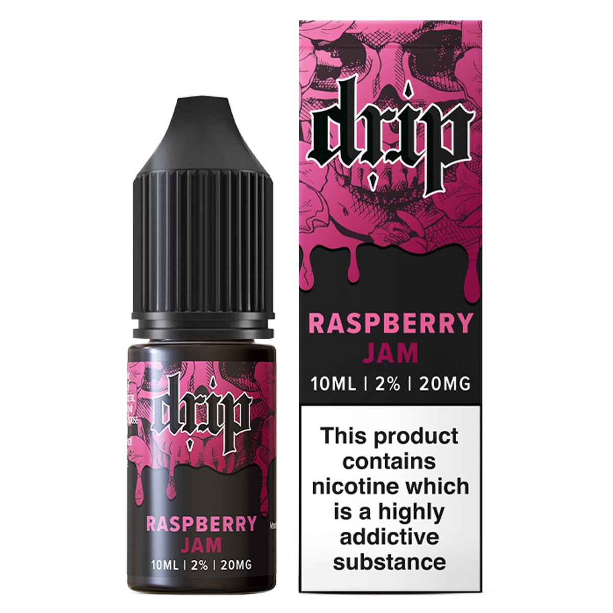 Raspberry Jam 10ml Nic Salt By Drip - Prime Vapes UK