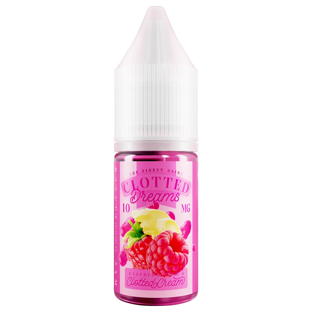 Raspberry Jam & Clotted Cream 10ml Nic Salt E-liquid By Clotted Dreams - Prime Vapes UK