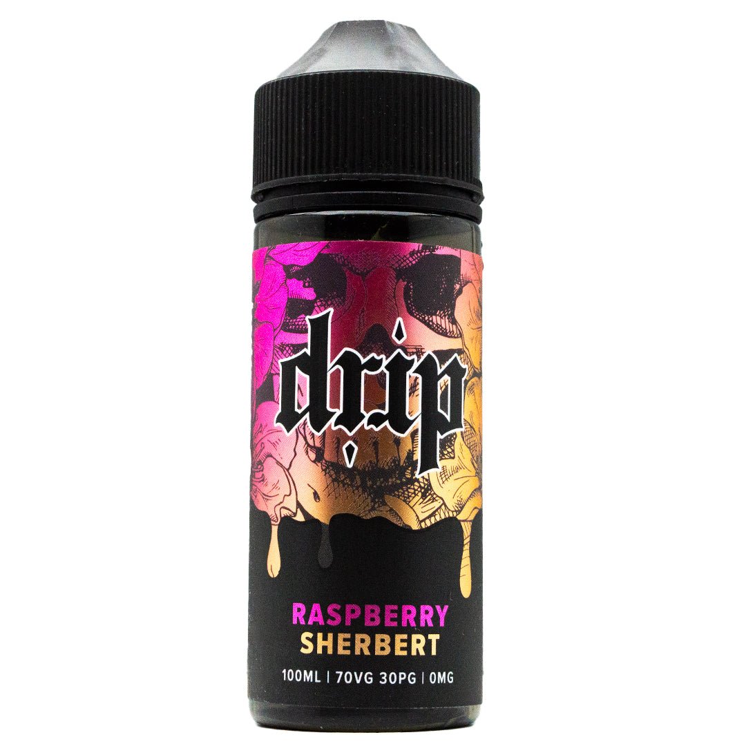 Raspberry Sherbet 100ml Shortfill By Drip - Prime Vapes UK