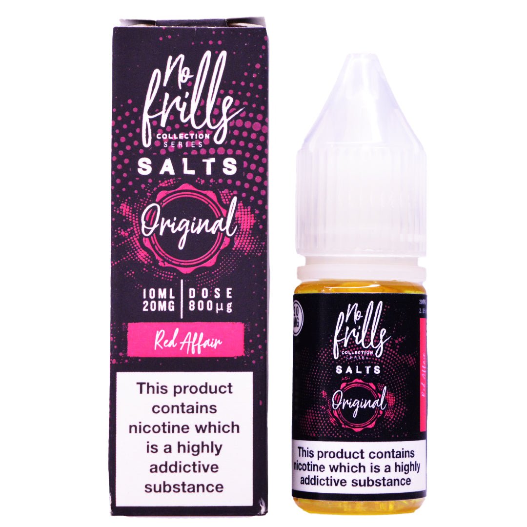 Red Affair 10ml Nic Salt By No Frills - Prime Vapes UK