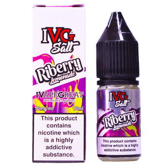 Riberry Lemonade 10ml Nic Salt By IVG - Prime Vapes UK
