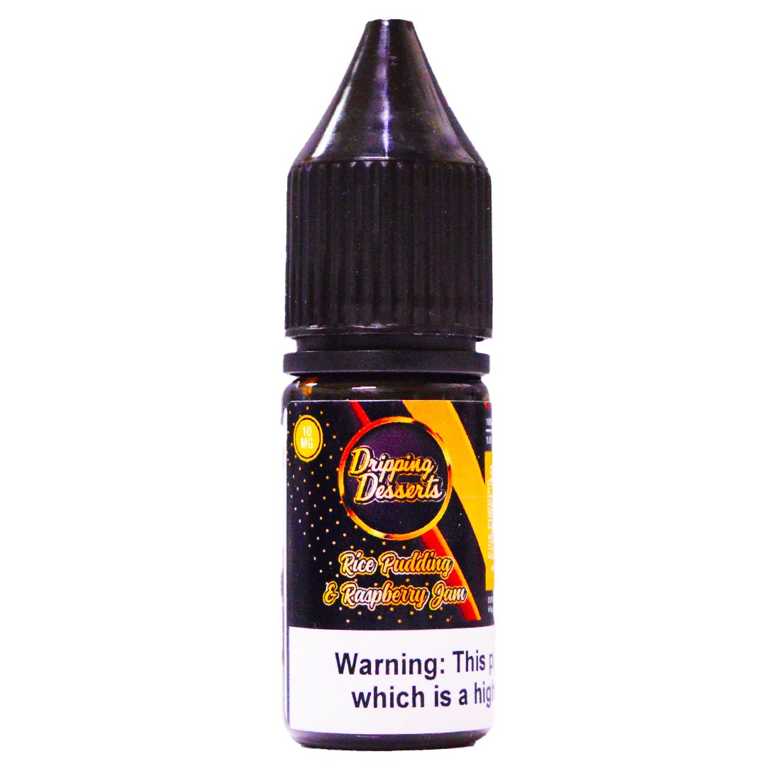 Rice Pudding & Raspberry Jam 10ml Nic Salt By Dripping Desserts - Prime Vapes UK