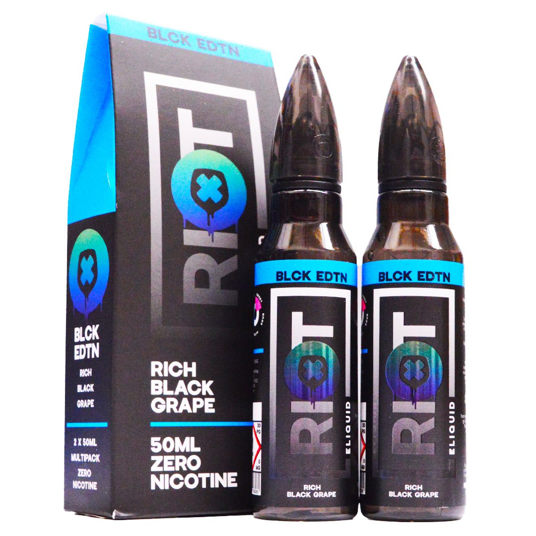 Rich Black Grape 100ml Shortfill E-liquid By Riot Squad - Prime Vapes UK