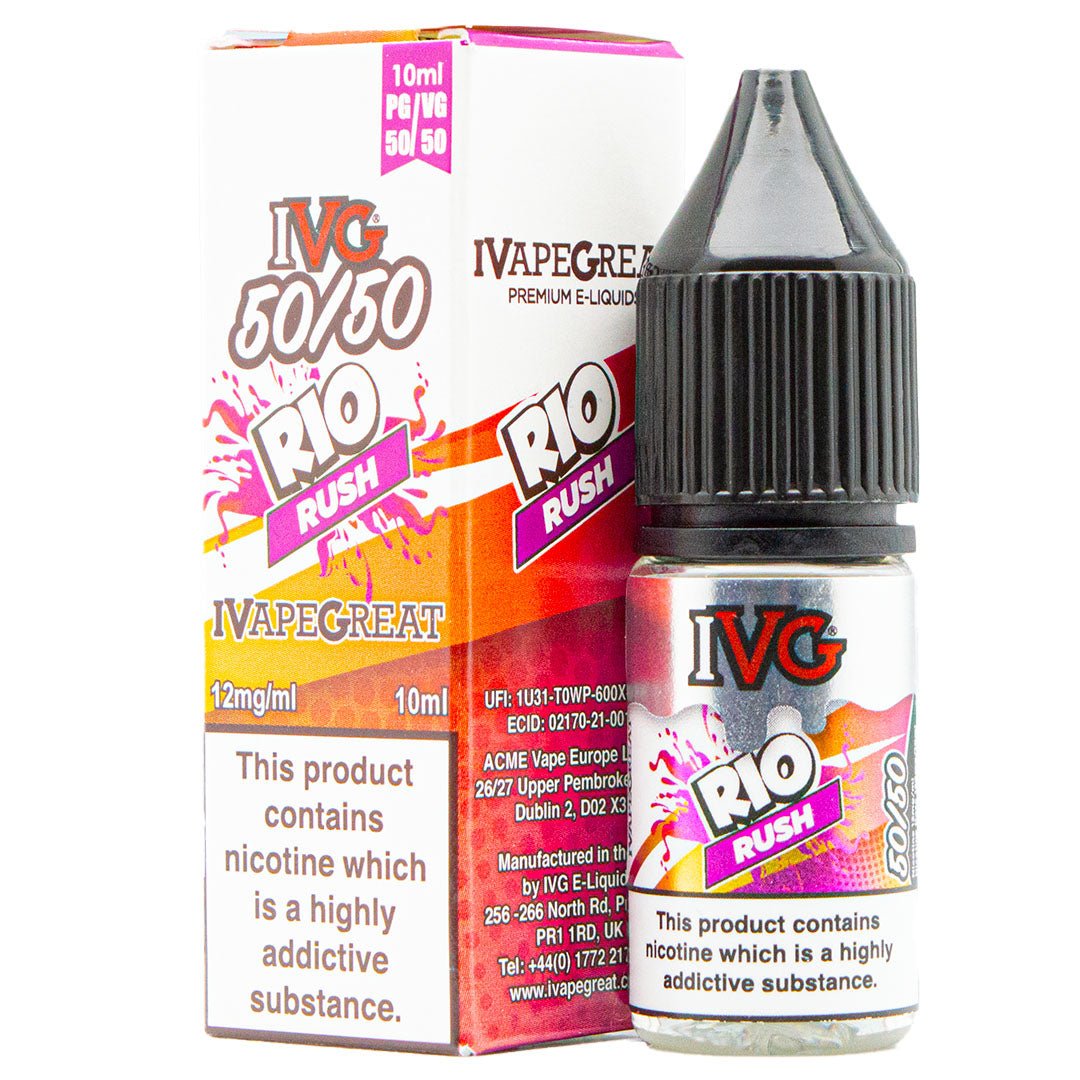 Rio Rush 10ml E Liquid By IVG - Prime Vapes UK