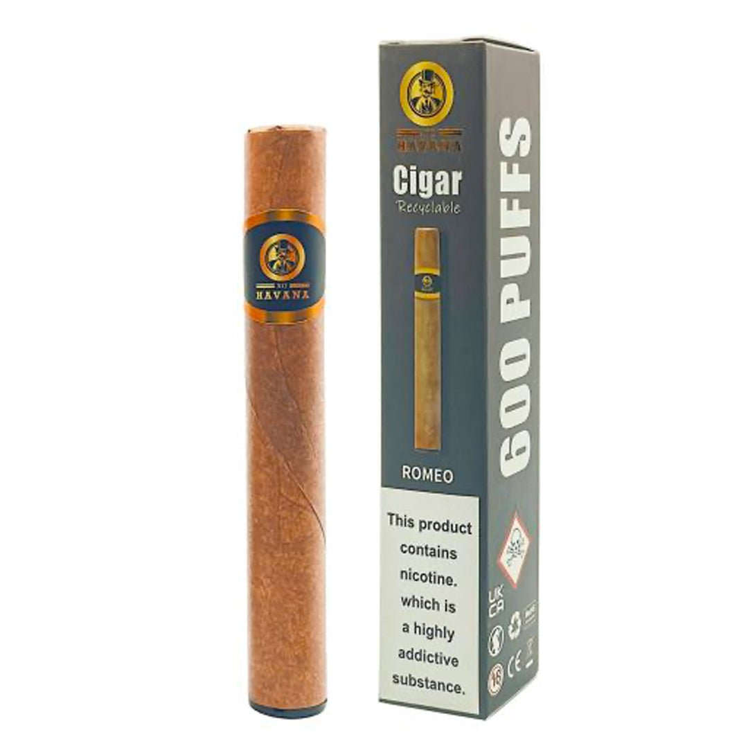 Romeo Disposable Cigar Vape by XO Havana - Prime Vapes UK