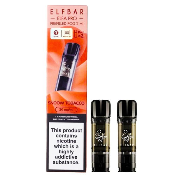 Snoow Tobacco Elfa Pro Prefilled Pod by Elf Bar – Prime Vapes UK