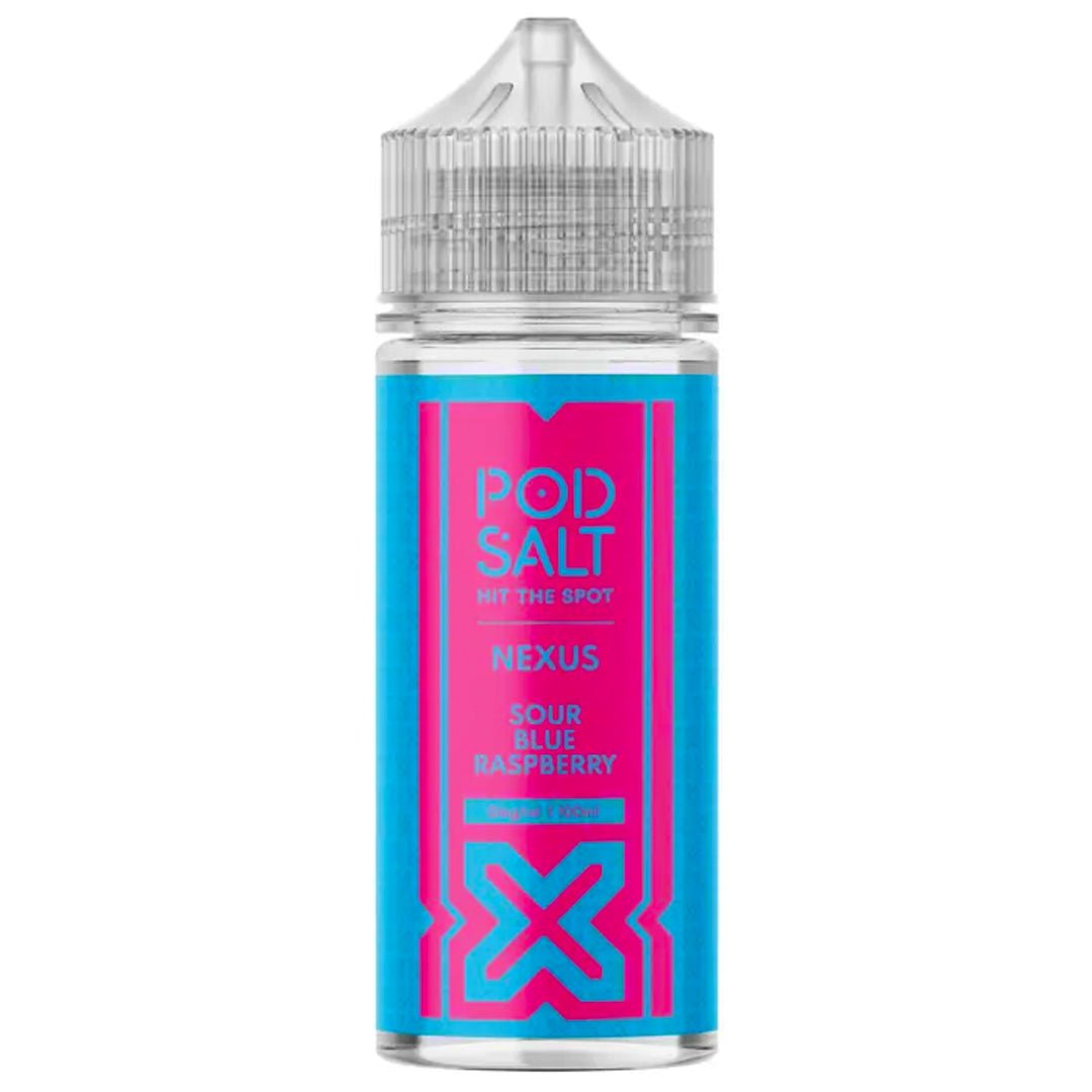 Sour Blue Raspberry 100ml Shortfill By Pod Salt Nexus - Prime Vapes UK