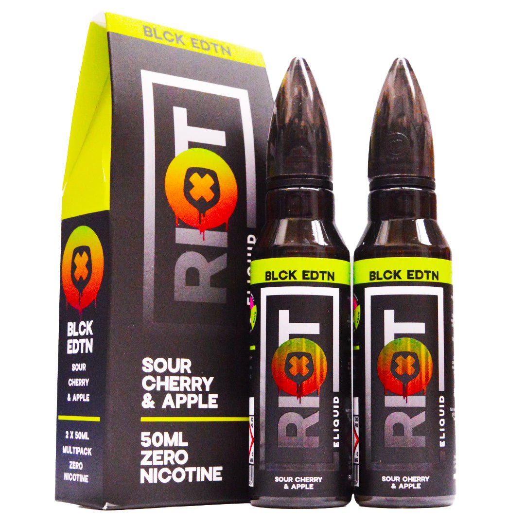 Sour Cherry & Apple 100ml Shortfill E-liquid By Riot Squad - Prime Vapes UK
