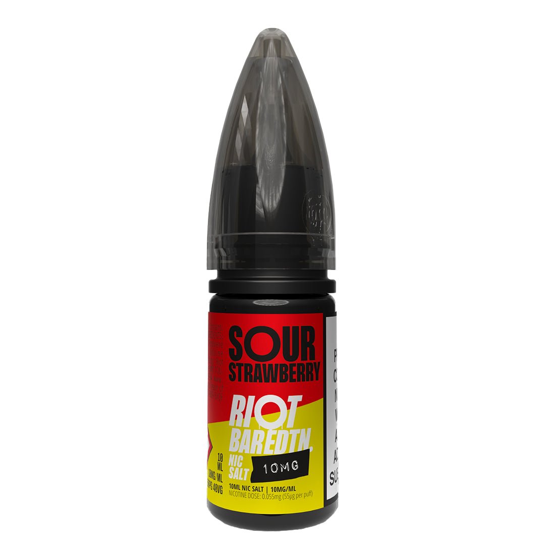 Sour Strawberry BAR EDTN 10ml Nic Salt By Riot Squad - Prime Vapes UK