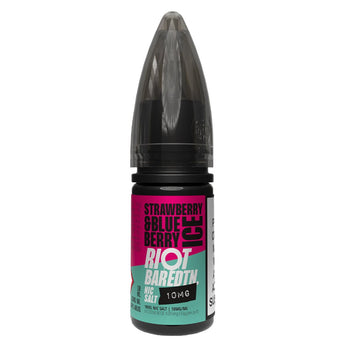 Strawberry & Blueberry Ice BAR EDTN 10ml Nic Salt By Riot Squad - Prime Vapes UK