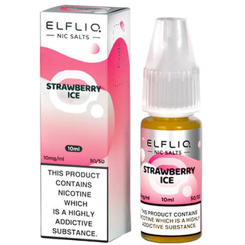 Strawberry Ice 10ml Nic Salt By Elf Bar Elfliq - Prime Vapes UK