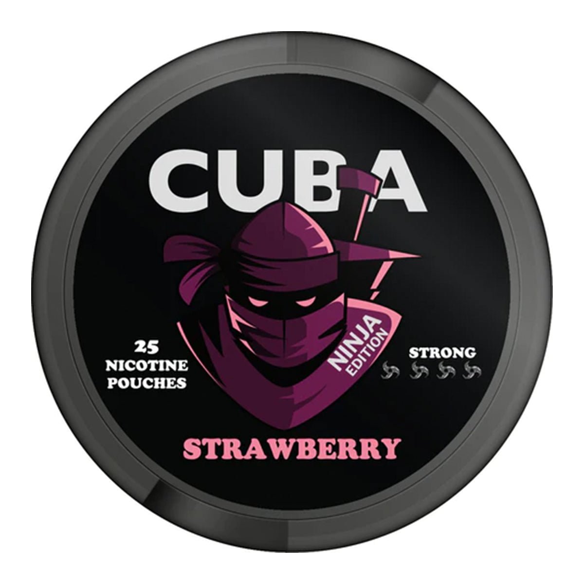 Strawberry Nicotine Pouches By Cuba Ninja - Prime Vapes UK