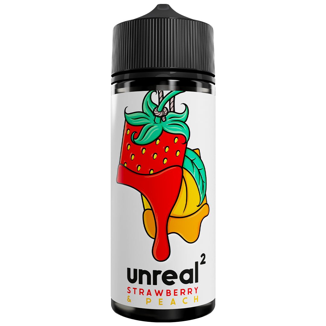Strawberry Peach 100ml Shortfill By Unreal 2 - Prime Vapes UK