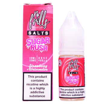 Strawberry Watermelon 10ml Nic Salt By No Frills Sugar Rush - Prime Vapes UK