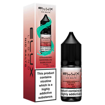 Strawberry Watermelon Bubblegum 10ml Nic Salt E-liquid By Elux Legend - Prime Vapes UK