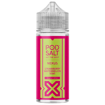 Strawberry Watermelon Kiwi 100ml Shortfill By Pod Salt Nexus - Prime Vapes UK