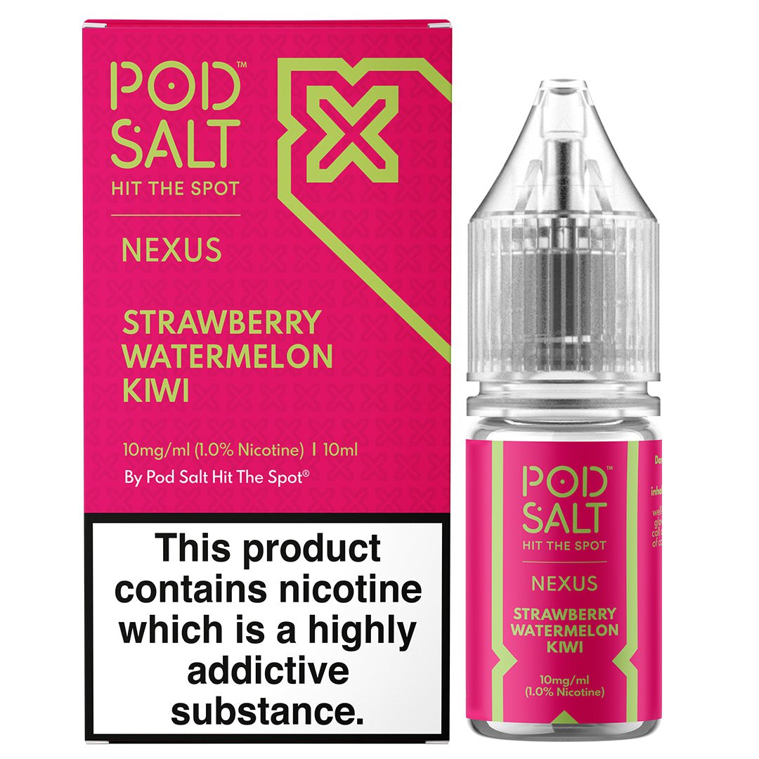Strawberry Watermelon Kiwi 10ml Nic Salt By Pod Salt Nexus - Prime Vapes UK
