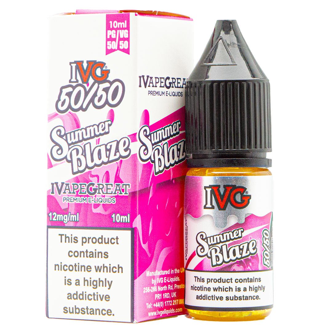 Summer Blaze 10ml E Liquid By IVG - Prime Vapes UK