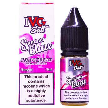 Summer Blaze 10ml Nic Salt By IVG - Prime Vapes UK