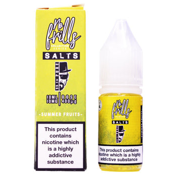 Summer Fruits 10ml Nic Salt By No Frills 99.1% Pure - Prime Vapes UK