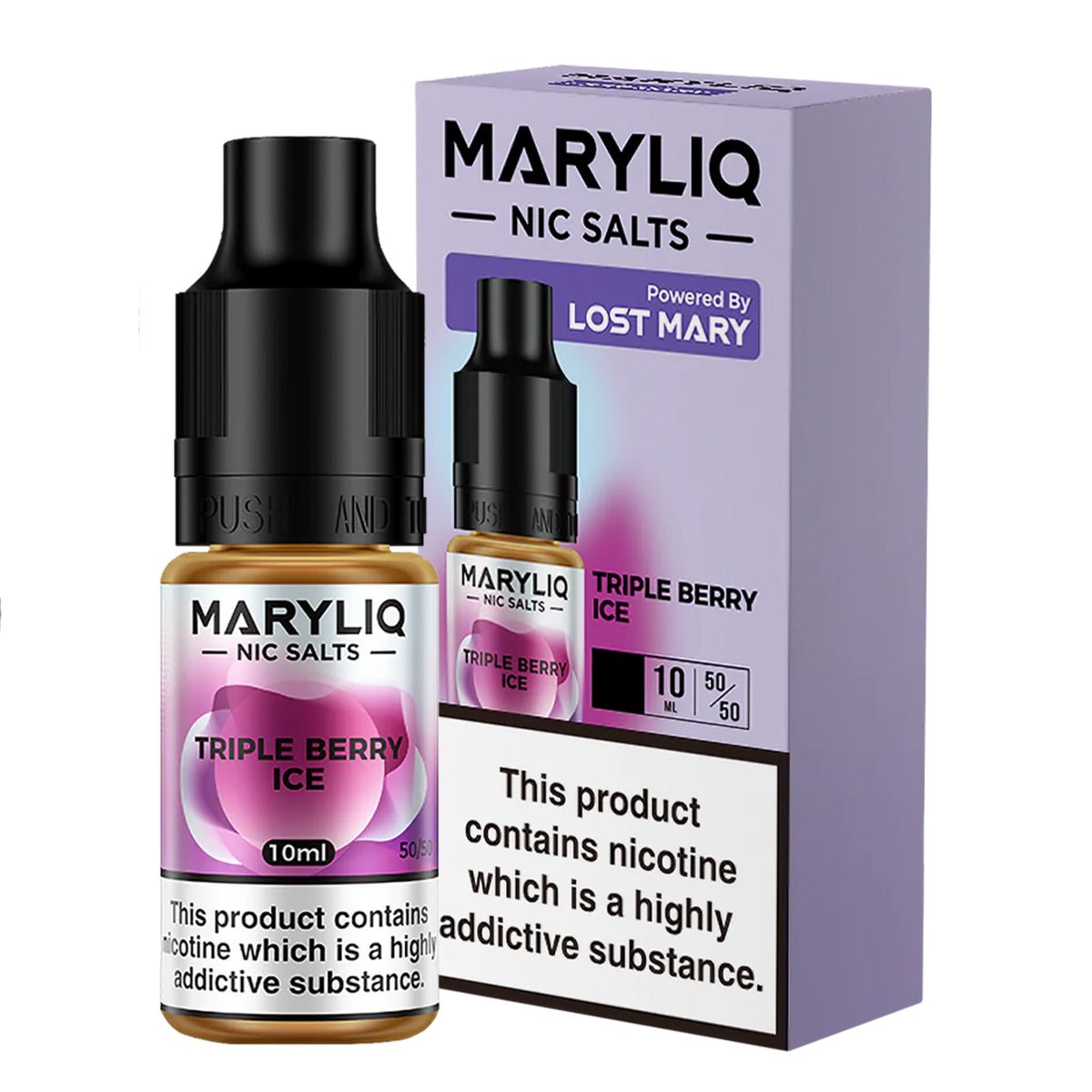 Triple Berry Ice 10ml Nic Salt E-liquid By MaryLiq - Prime Vapes UK