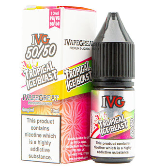 Tropical Ice Blast 10ml E Liquid By IVG - Prime Vapes UK