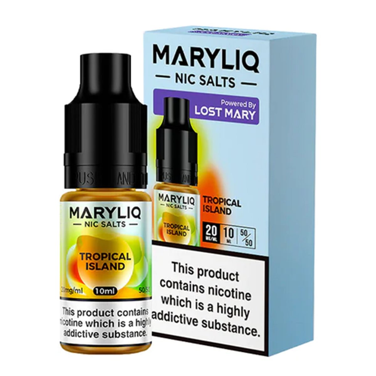 Tropical Island 10ml Nic Salt E-liquid By MaryLiq - Prime Vapes UK