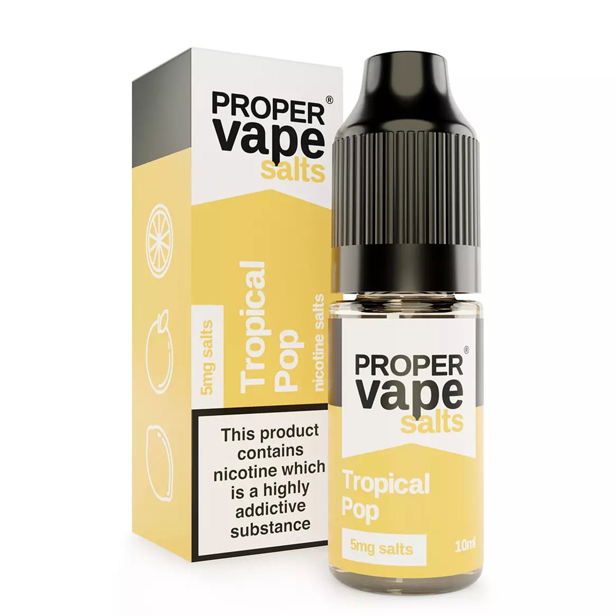 Tropical Pop 10ml Nic Salt E-liquid By Proper Vape - Prime Vapes UK