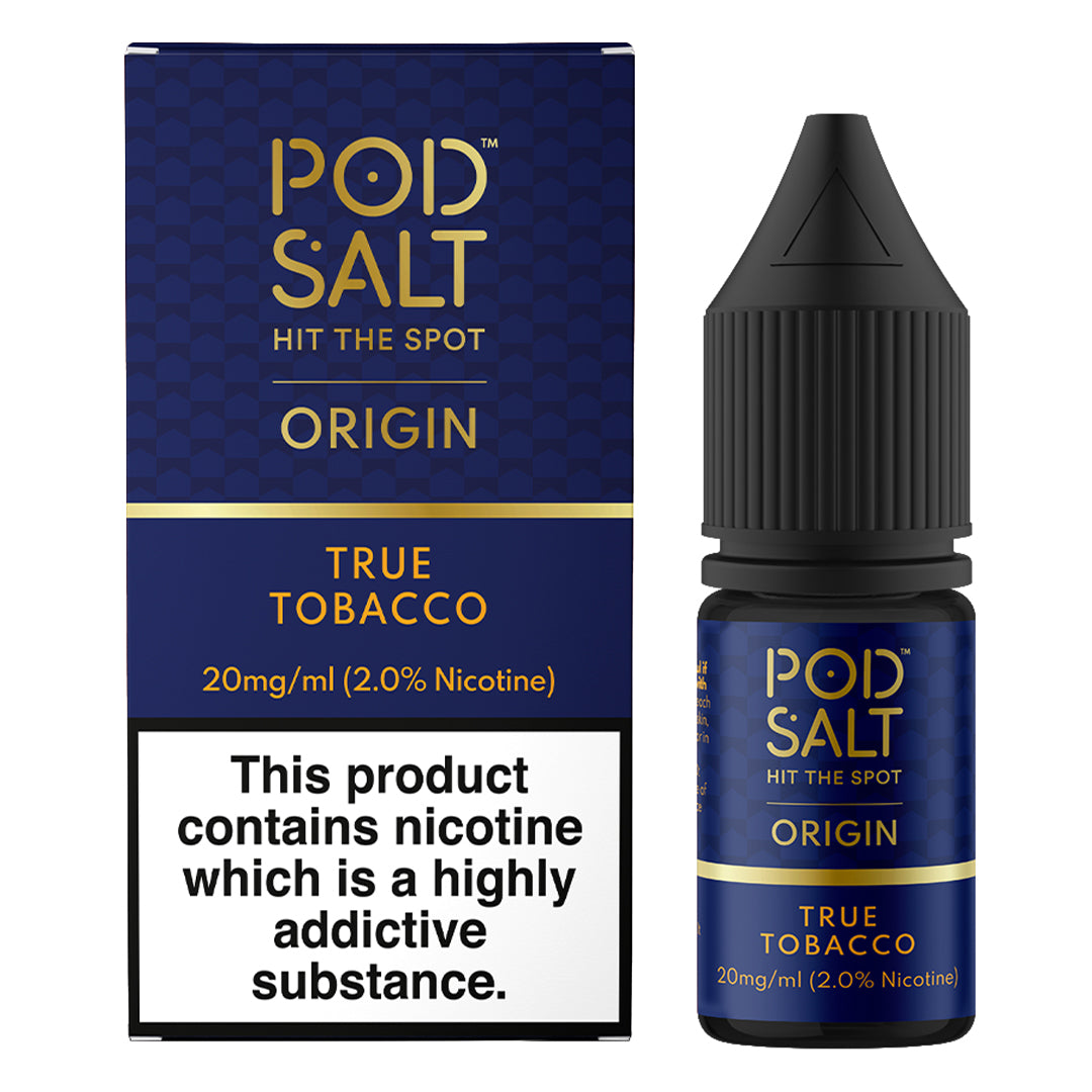 True Tobacco 10ml Nic Salt By Pod Salt