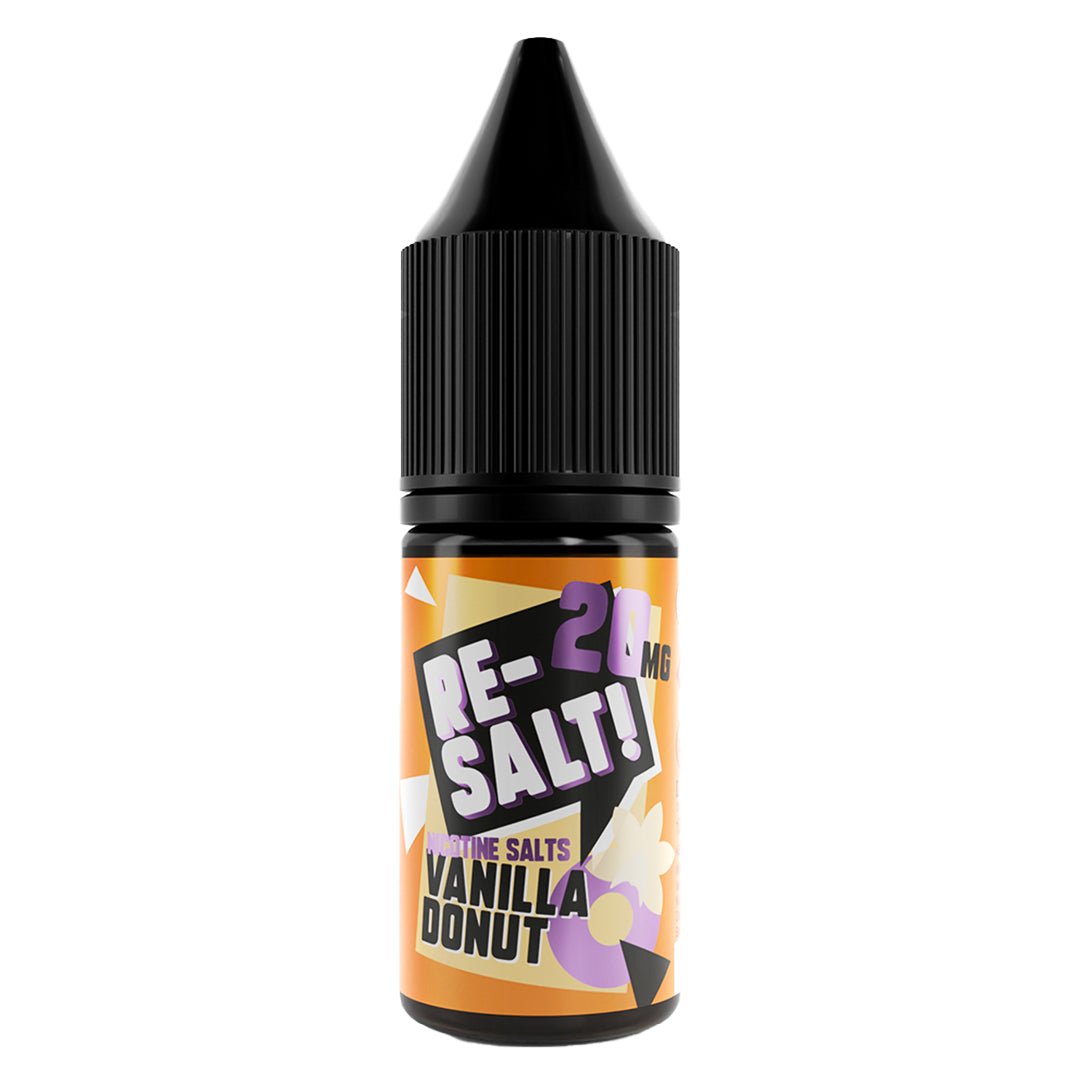 Vanilla Donut 10ml Nic Salt E-liquid By Re-Salt - Prime Vapes UK