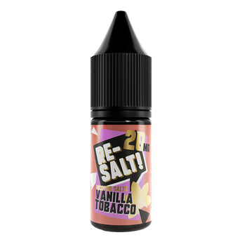 Vanilla Tobacco 10ml Nic Salt E-liquid By Re-Salt - Prime Vapes UK