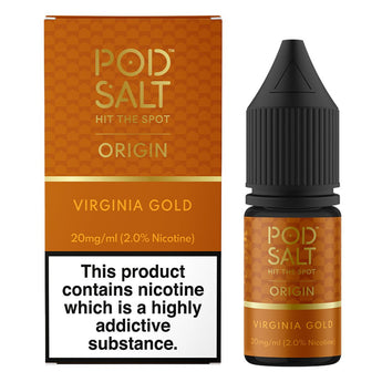 Virginia Gold 10ml Nic Salt By Pod Salt - Prime Vapes UK