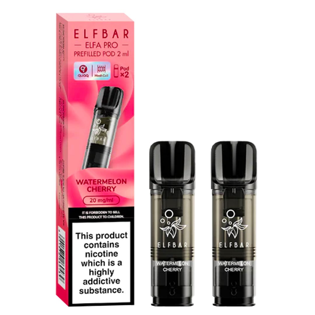 Watermelon Cherry Elfa Pro Prefilled Pod by Elf Bar - Prime Vapes UK