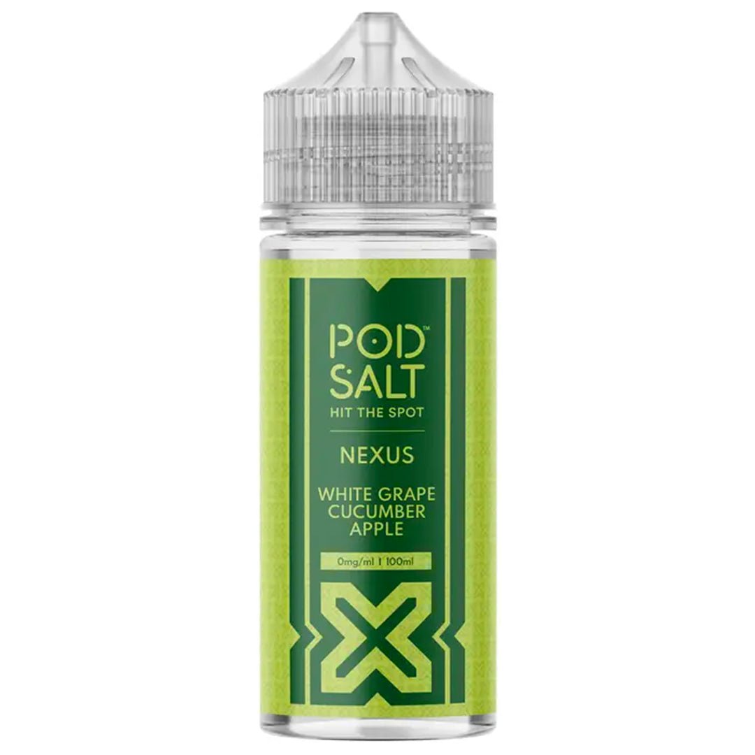 White Grape Cucumber Apple 100ml Shortfill By Pod Salt Nexus - Prime Vapes UK