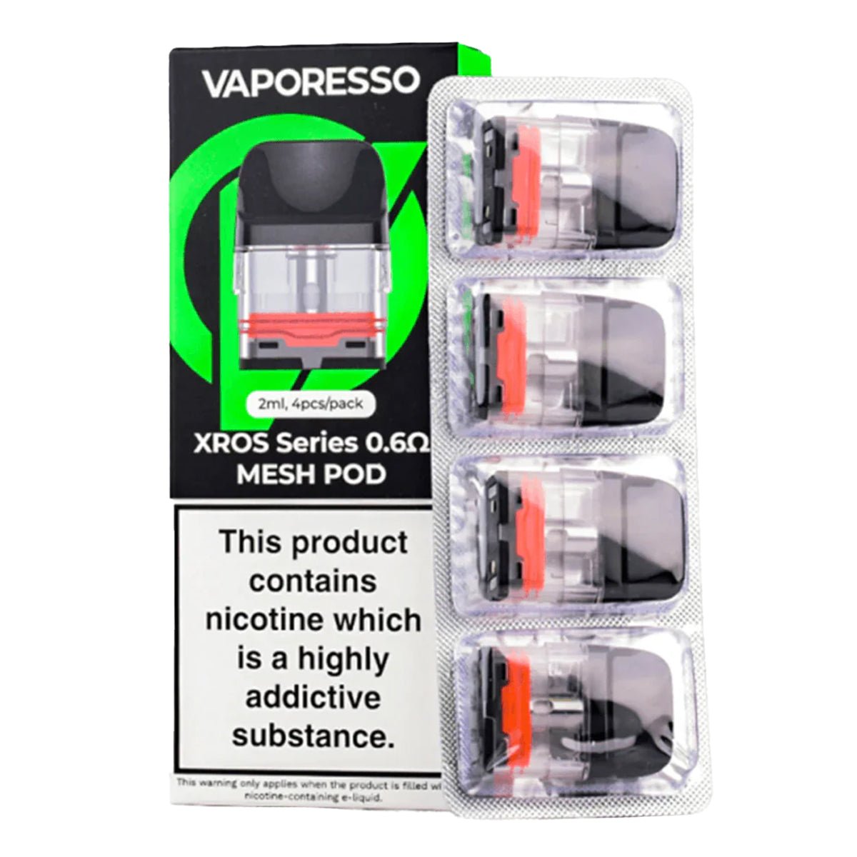 Xros Replacement Pods By Vaporesso - Pack Of 4 - Prime Vapes UK